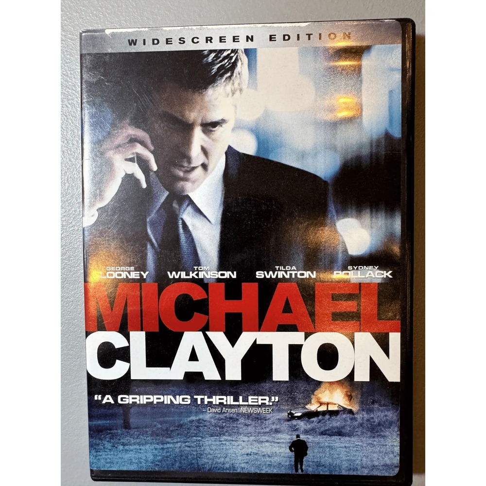 Michael Clayton DVD George Clooney Widescreen Edition Legal Thriller Movie 2007